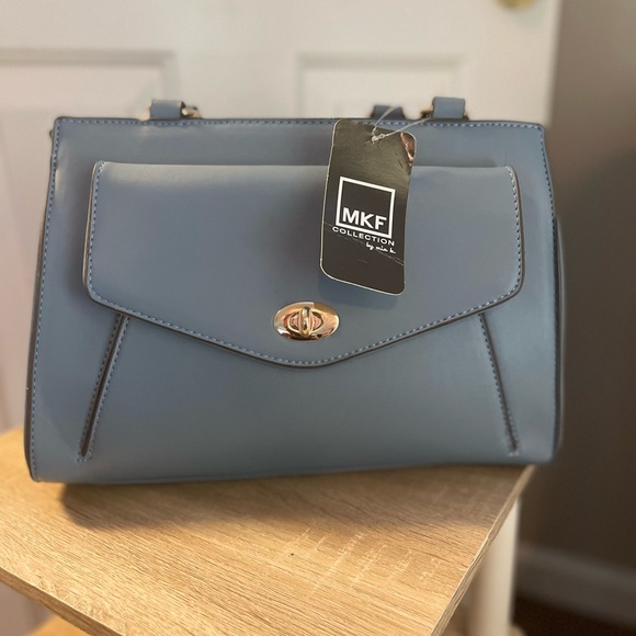 Mkf medium sized Baby Blue Purse NWT - Picture 5 of 6